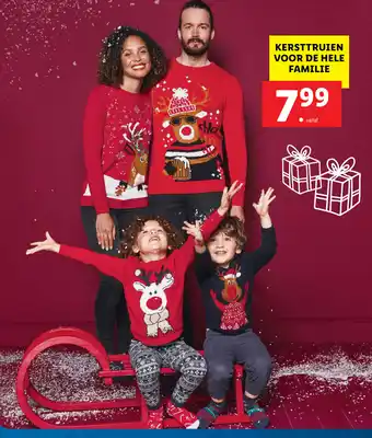Lidl Kersttruien voor de hele familie aanbieding
