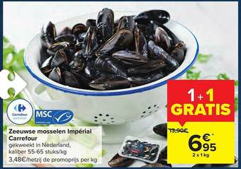 Carrefour Zeeuwse Mosselen Impérial aanbieding