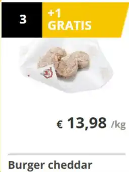 Renmans Burger cheddar aanbieding