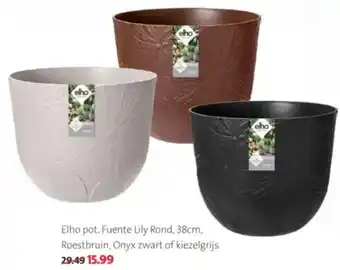 Intratuin Elho pot. Fuente Lily Rond, aanbieding