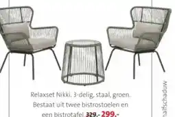 Intratuin Relaxset Nikki aanbieding