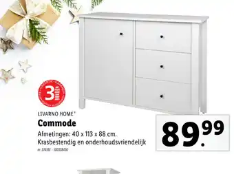 Lidl Livarno Commode 40 x 113x 88 cm aanbieding