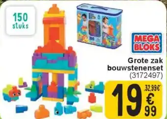 Cora Mega bloks grote zak bouwstenenset aanbieding