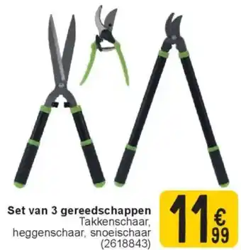 Cora Set van 3 gereedschappen aanbieding