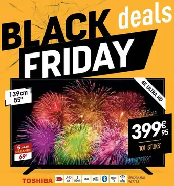 Toshiba 55" 55U2063DG