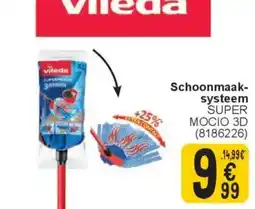 Cora Vileda schoonmaaksysteem super mocio 3D aanbieding