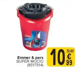 Cora Vileda emmer & pers super mocio aanbieding