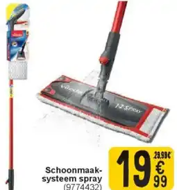 Cora Vileda Schoonmaaksysteem spray aanbieding