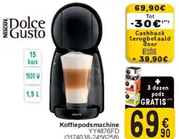 Cora Dolce gusto koffiepodsmachine YY4876FD aanbieding