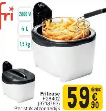 Cora frifri friteuse F28402 aanbieding