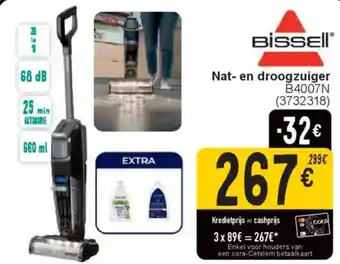 Cora Bissell Nat- en droogzuiger B4007N aanbieding