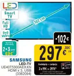 Cora Samsung LED-TV UE40T5300AEXXN aanbieding