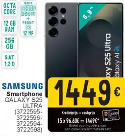 Cora Samsung smartphone galaxy S25 ultra aanbieding