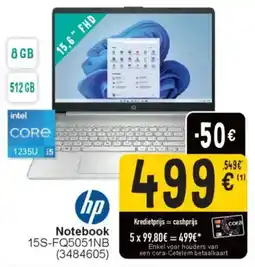 Cora Hp Notebook 15S-FQ5051NB aanbieding