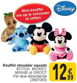 Cora Disney knuffel shoulder squads aanbieding