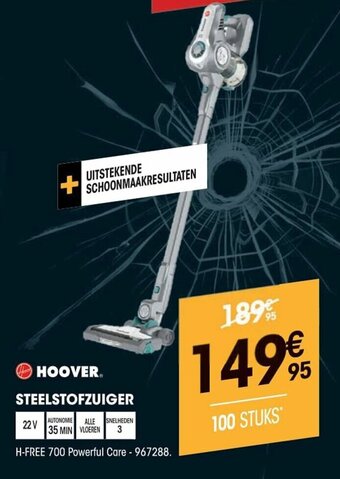 Electro Depot Hoover Steelstofzuiger aanbieding