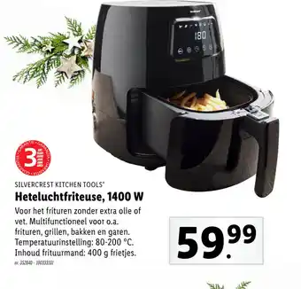 Lidl Heteluchtfriteuse, 1400 W aanbieding