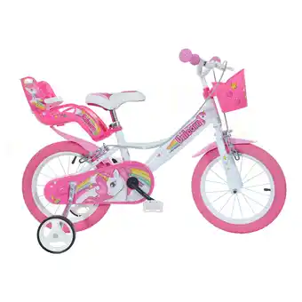 Decathlon Kinderfiets 14 inch 4-6 jaar Unicorn aanbieding