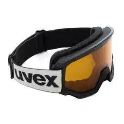 Decathlon UVEX Athletic LGL zwart/lasergold lite blauwe skibril 55/0/522/20 aanbieding