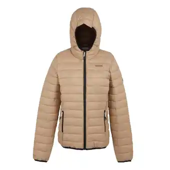 Decathlon Dames Marizion Gewatteerd jack met capuchon (Warm taupe) aanbieding