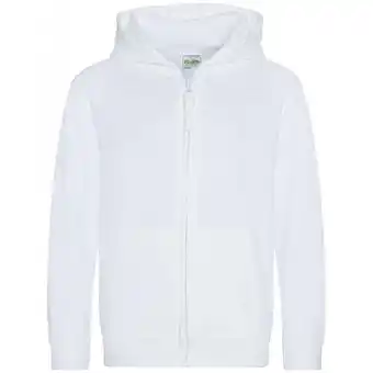 Decathlon Kinder/Kids Hoodie met rits (Arctisch Wit) aanbieding