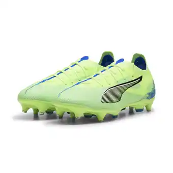 Decathlon ULTRA 5 MATCH MxSG voetbalschoenen PUMA Fizzy Apple White Bluemazing Yellow Blue aanbieding