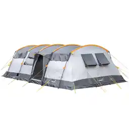Decathlon Tunneltent Hurricane 8 Sleeper Protect - 8 pers. - Ingenaaide vloer, 2 cabines aanbieding
