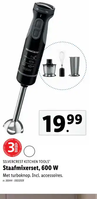 Lidl Staafmixerset, 600 W aanbieding