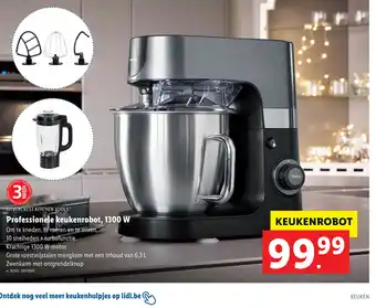 Lidl Professionele keukenrobot. 1300 W aanbieding