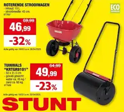 Hubo ROTERENDE STROOIWAGEN aanbieding