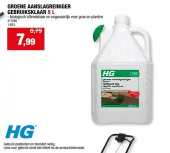 Hubo GROENE AANSLAGREINIGER GEBRUIKSKLAAR 5 L aanbieding