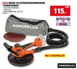 Hubo ACCU MUUR-/PLAFONDSCHUURMACHINE aanbieding