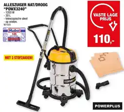 Hubo ALLESZUIGER NAT/DROOG POWX3240 aanbieding