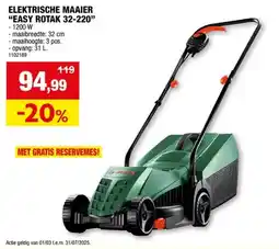 Hubo ELEKTRISCHE MAAIER EASY ROTAK 32-220 aanbieding