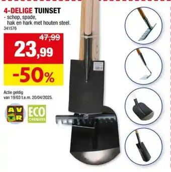 Hubo DELIGE TUINSET aanbieding