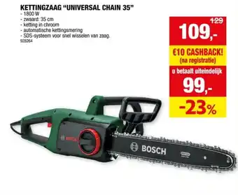 Hubo KETTINGZAAG UNIVERSAL CHAIN 35 aanbieding