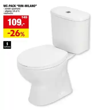 Hubo WC-PACK RIM-MILANO aanbieding