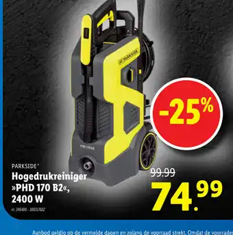 Hogedrukreiniger PHD 170 B2 2400 W