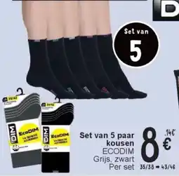 Cora Set van 5 paar kousen aanbieding