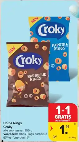 Carrefour Market Chips Rings Croky aanbieding