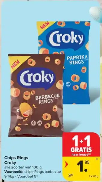 Carrefour Market Chips Rings Croky aanbieding