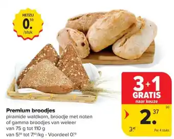 Carrefour Market Premium broodjes aanbieding