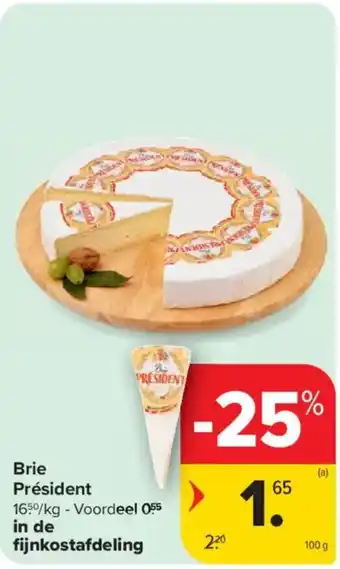 Carrefour Market Brie Président aanbieding