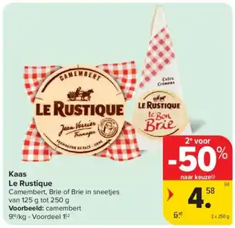 Carrefour Market Kaas Le Rustique aanbieding