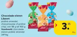 Carrefour Market Chocolade-eieren Libeert aanbieding