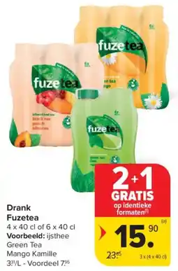 Carrefour Market Drank Fuzetea aanbieding