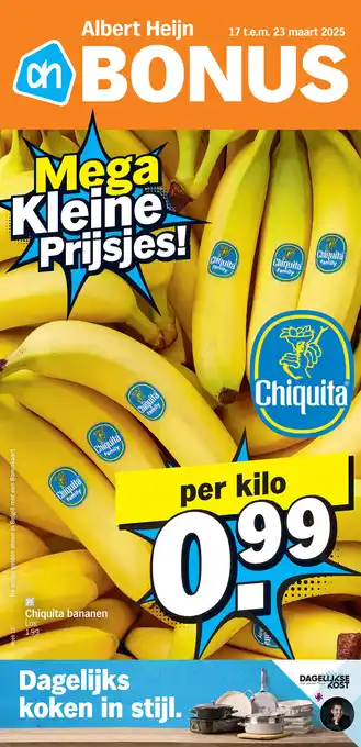 Albert Heijn Chiquita bananen aanbieding