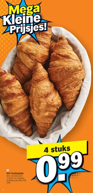 Albert Heijn AH Croissants aanbieding