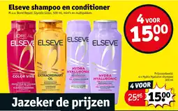 Kruidvat Elseve shampoo en conditioner aanbieding