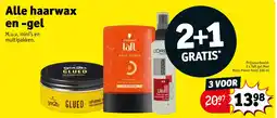 Kruidvat Alle haarwax en -gel aanbieding